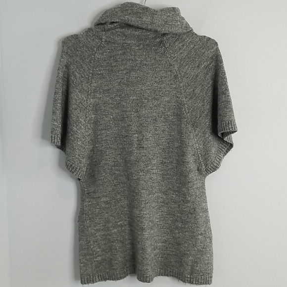 Kenar Cowl Neck BatWing Gray Sweater Small - Picture 5 of 7
